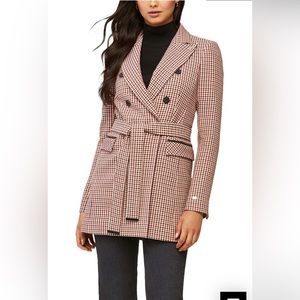 Soia & Kyo Floriana houndstooth blazer